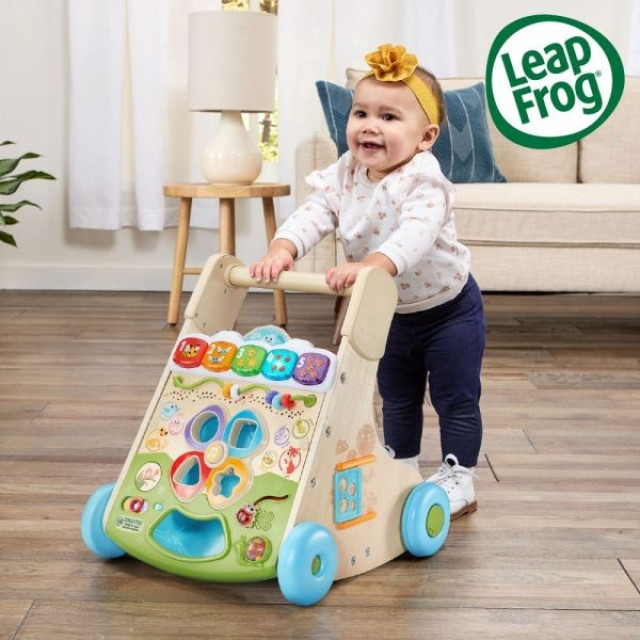 LeapFrog 木質二合一觸控學步車