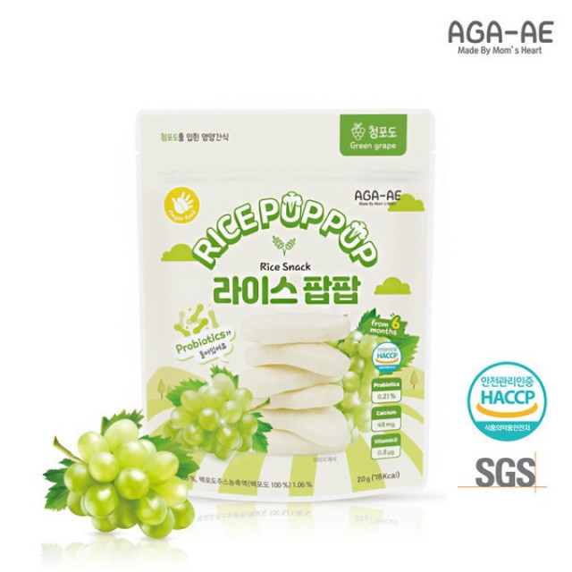 AGA-AE 益生菌寶寶米餅20g(多款)