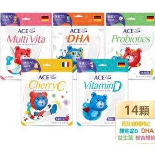 ACE SUPER KIDS機能Q軟糖14顆/包(多款)