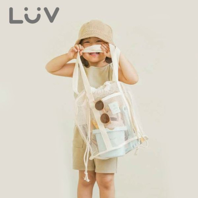 LUV 兩用沙灘束口水桶袋(多款)