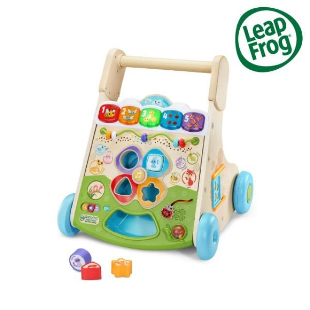 LeapFrog 木質二合一觸控學步車
