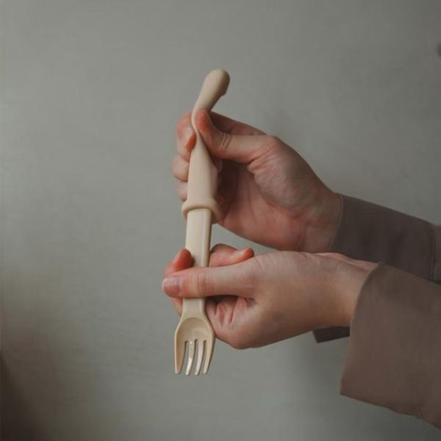 hegen 成長餐桌 PPSU 兒童餐具-多功能叉匙組