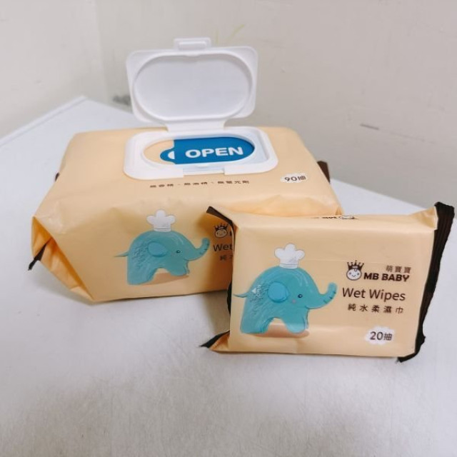 萌寶寶 純水柔濕巾90抽*24包(箱購)