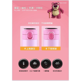 迪士尼感溫不鏽鋼保溫直飲彈跳杯500ML(多款)