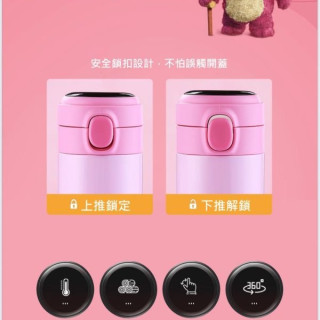 迪士尼感溫不鏽鋼保溫直飲彈跳杯500ML(多款)