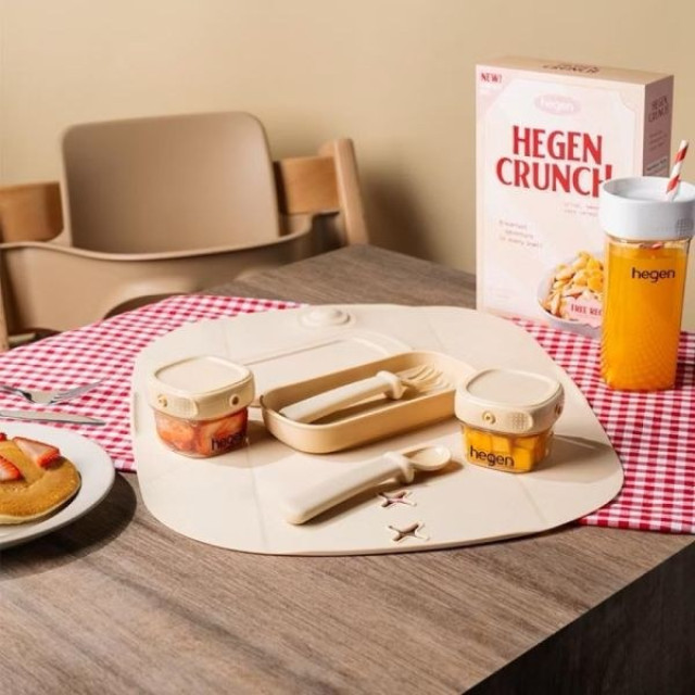 hegen 成長餐桌PPSU兒童學習餐具-豪華組