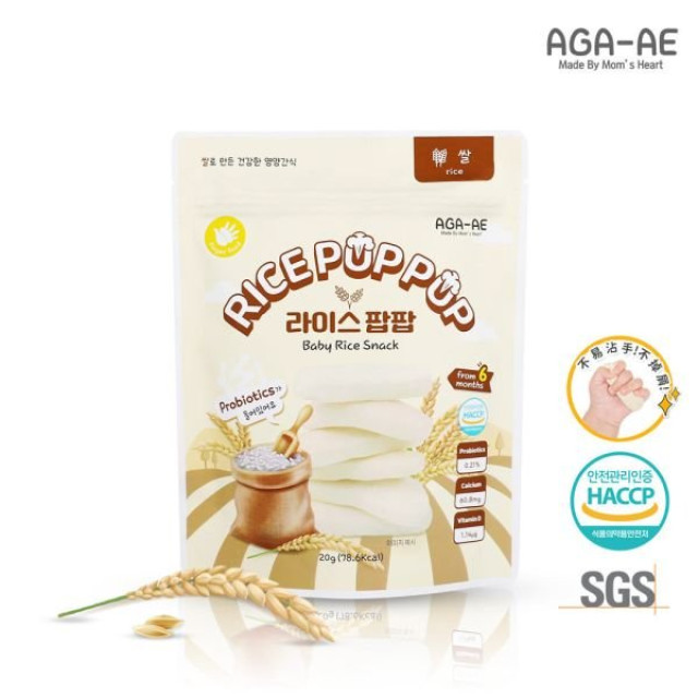 AGA-AE 益生菌寶寶米餅20g(多款)