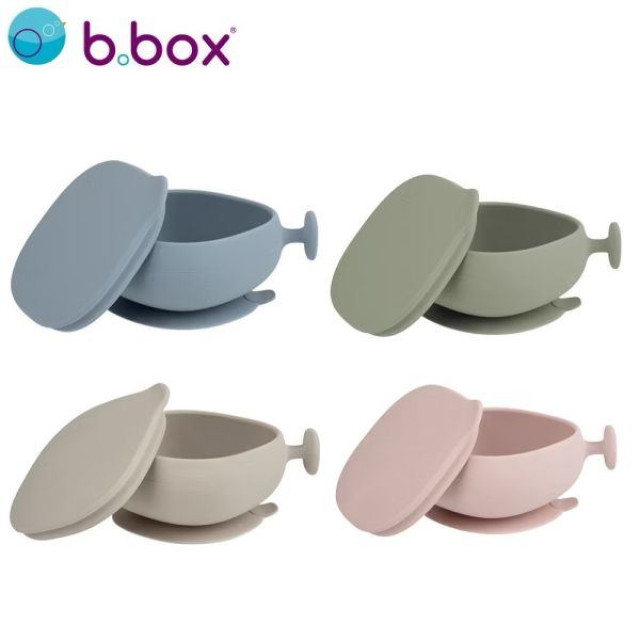 B.BOX 矽膠附蓋握把吸盤碗(多款)