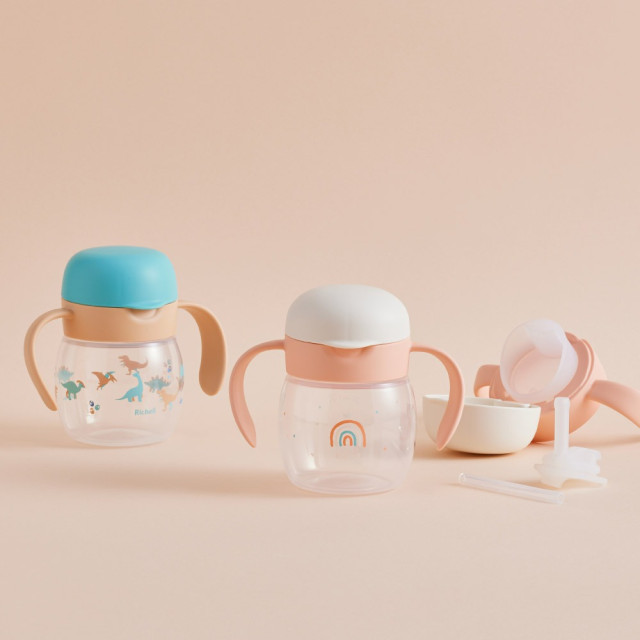 Richell 利其爾T.L.I第四代三階段經典水杯組(多款)