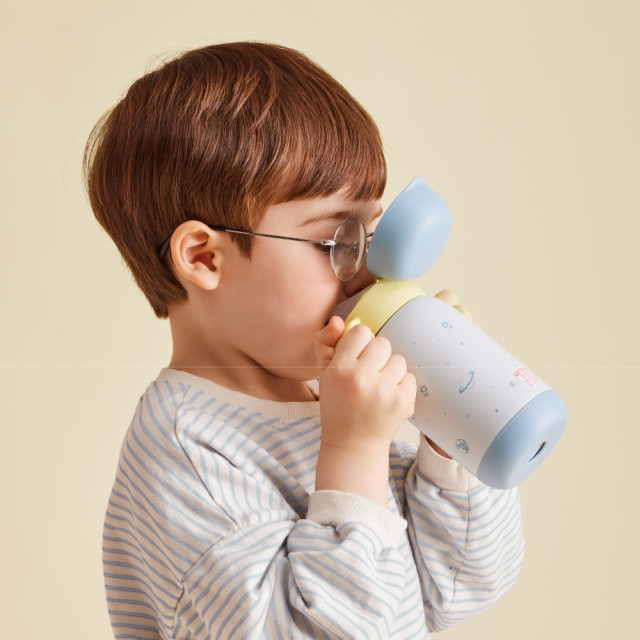 Richell 利其爾T.L.I第四代入口式直飲不鏽鋼杯450mL