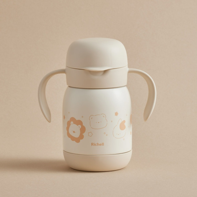 Richell 利其爾T.L.I第四代入口式直飲不鏽鋼杯300mL