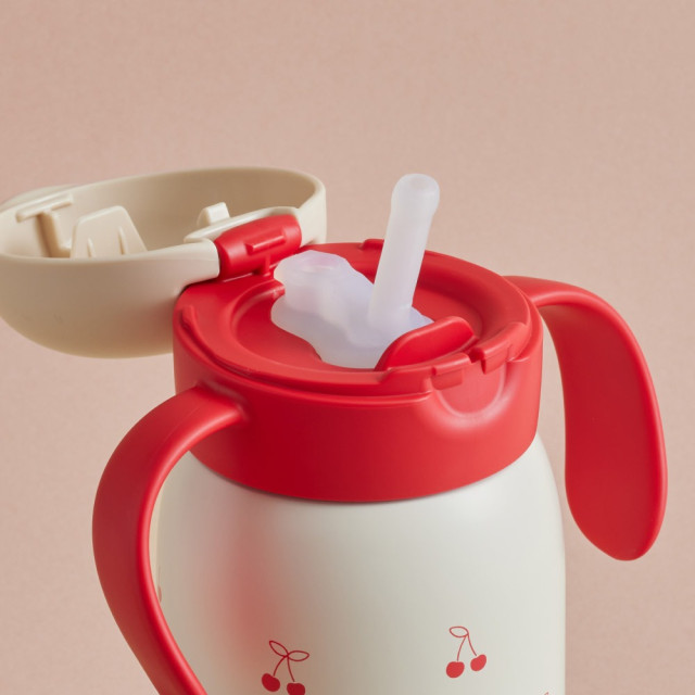 Richell 利其爾 T.L.I 第四代吸管不鏽鋼杯450mL