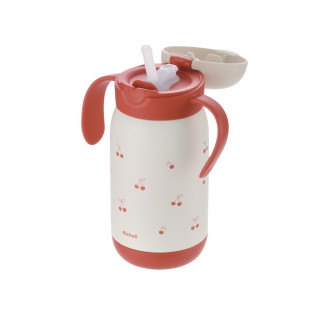 Richell 利其爾 T.L.I 第四代吸管不鏽鋼杯450mL