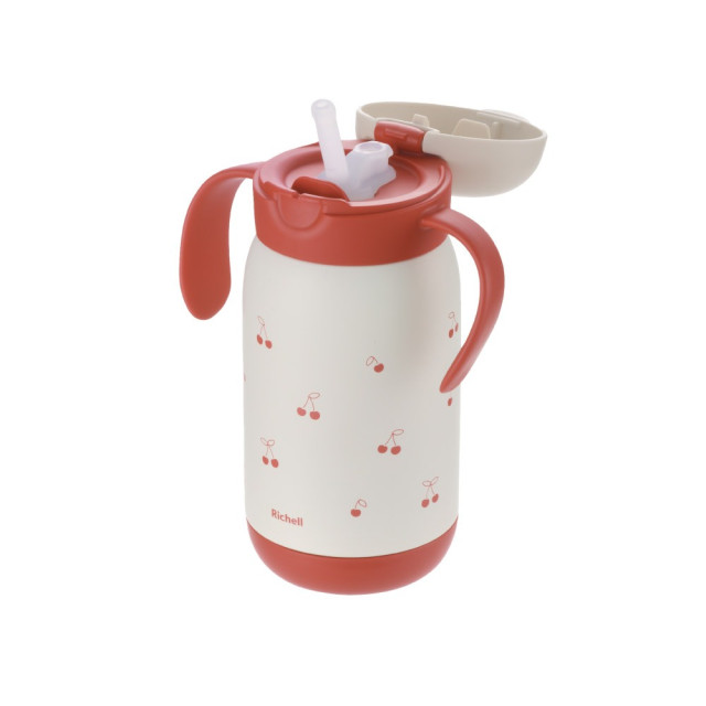 Richell 利其爾 T.L.I 第四代吸管不鏽鋼杯450mL