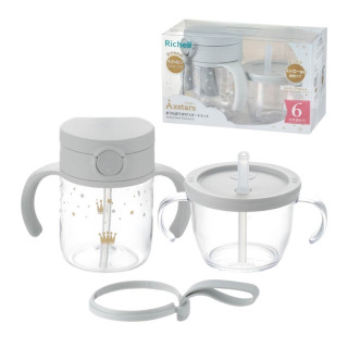 Richell 利其爾 Axstars新款幻夢系列-幻夢學習水杯組合(多款)