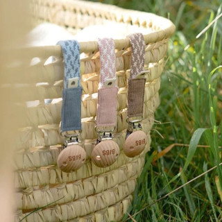 BIBS 有機棉編織奶嘴鍊(多款)