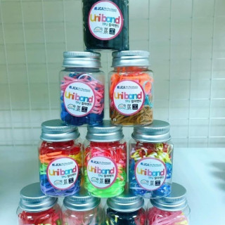 韓國JCA-UniBand罐裝髮圈(大'型-4*0.2cm)約150條