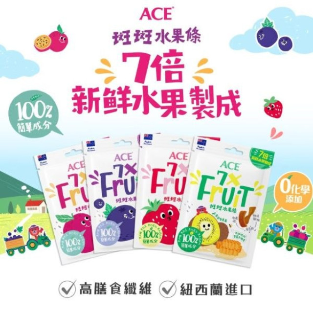 ACE 斑斑水果條量販包90g/袋 買1送1(多款)