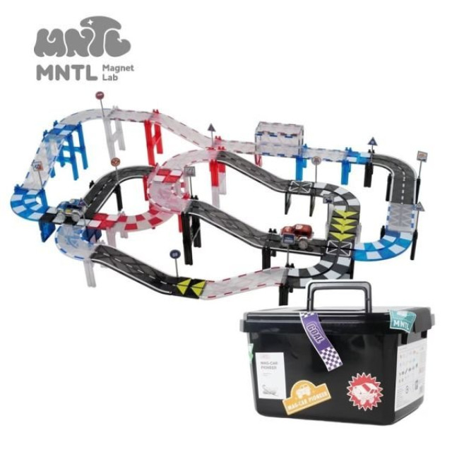 MNTL 磁力拓荒者 MAG Car Pioneer EX賽車款(108pcs)