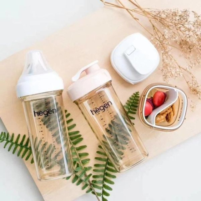 hegen 金色奇蹟PPSU多功能方圓型寬口水瓶2.0 330ml(多款)