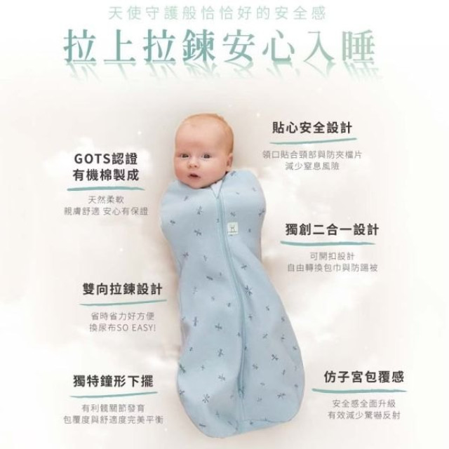 ergoPouch 二合一舒眠竹纖維包巾(多款)