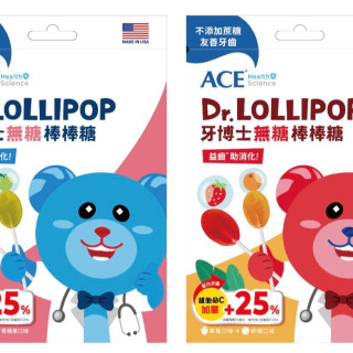 ACE SUPERACE KIDS牙博士棒棒糖 8支/袋(多款)