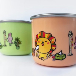 獅子寶寶 不鏽鋼餐具-水杯(多款)