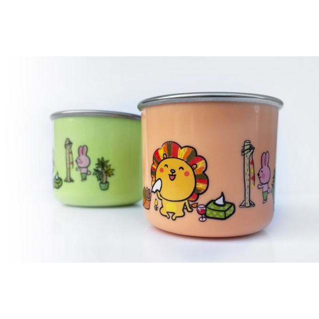 獅子寶寶 不鏽鋼餐具-水杯(多款)