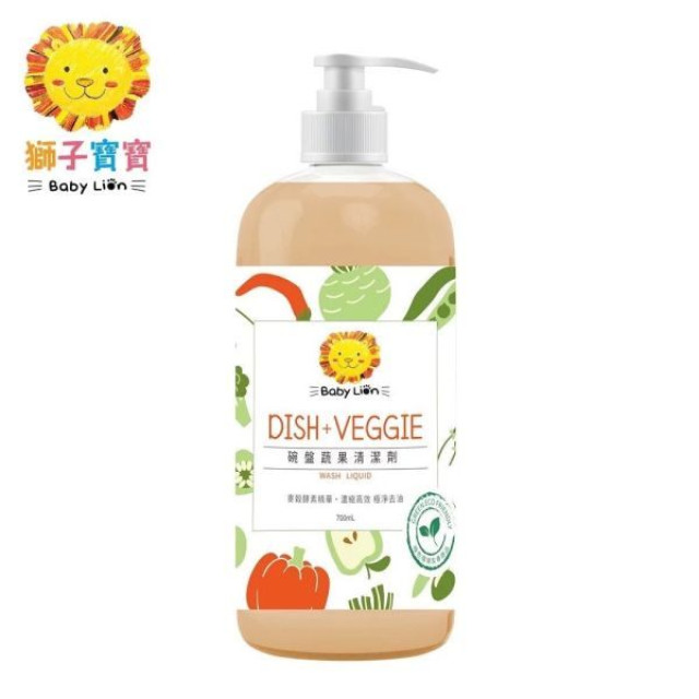 獅子寶寶 碗盤蔬果清潔劑700ml