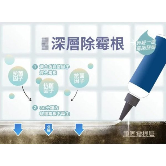 黃金盾 矽利康除霉凝膠150ml