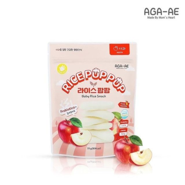 AGA-AE 益生菌寶寶米餅20g(多款)