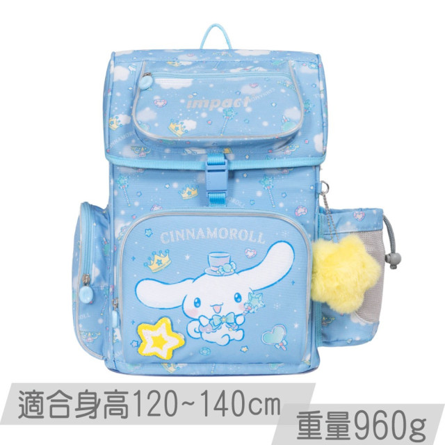 怡寶 懸浮磁扣護脊書包-大耳狗