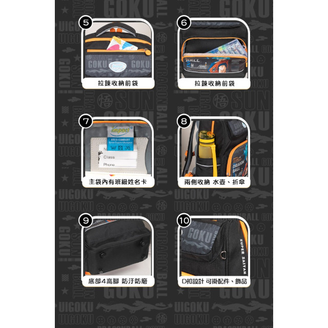 怡寶 經典學院護脊書包-七龍珠