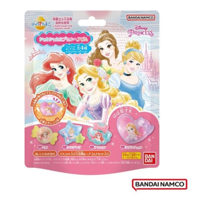 Bandai 迪士尼公主家族髮飾入浴球
