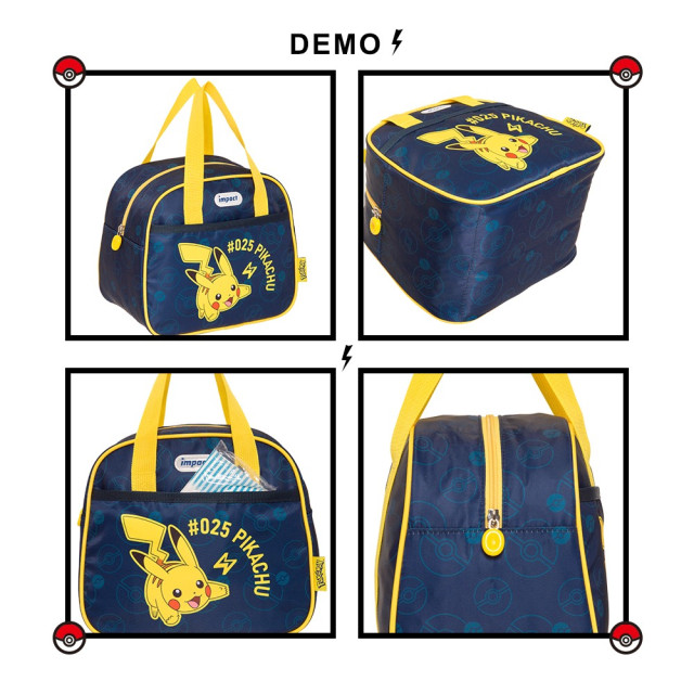 怡寶 午餐袋-寶可夢藍色