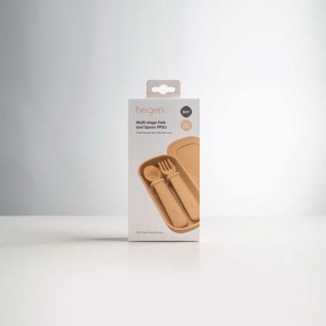 hegen 成長餐桌 PPSU 兒童餐具-多功能叉匙組