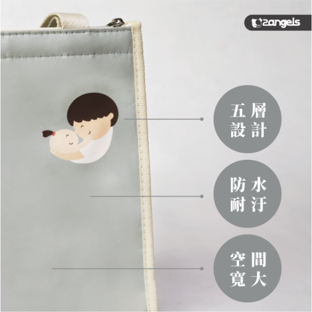 2angels 厚版保冷餐袋-幸福食刻