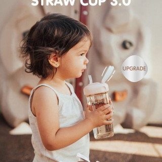 hegen PCTO™ 輕飲時光PPSU方圓型寬口吸管杯3.0 330ml(多款)