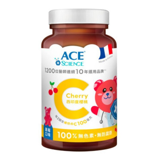 ACE 機能Q-西印度櫻桃C軟糖168G/罐(約60顆)