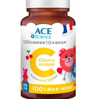 ACE 機能Q-西印度櫻桃C軟糖168G/罐(約60顆)