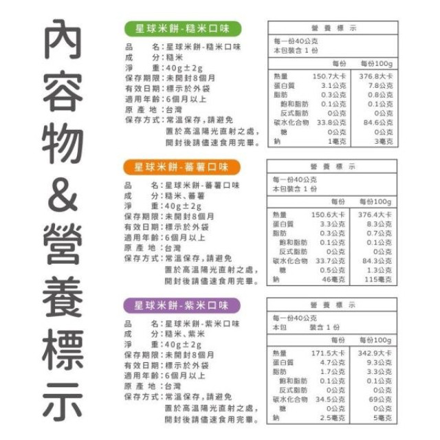 森林麵食 星球米餅(多款)