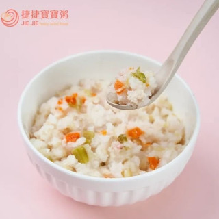捷捷 寶寶副食品-2-S2綠意什錦豬肉燉飯(180g*2盒)