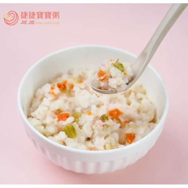 捷捷 寶寶副食品-2-S2綠意什錦豬肉燉飯(180g*2盒)