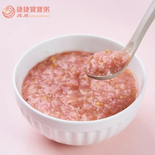 捷捷 副食品-1P-09 粉紅豬豬大寶寶粥