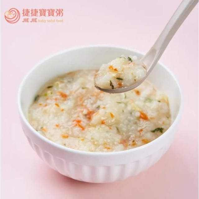 捷捷 副食品-1P-07 百蔬蛋黃大寶寶粥