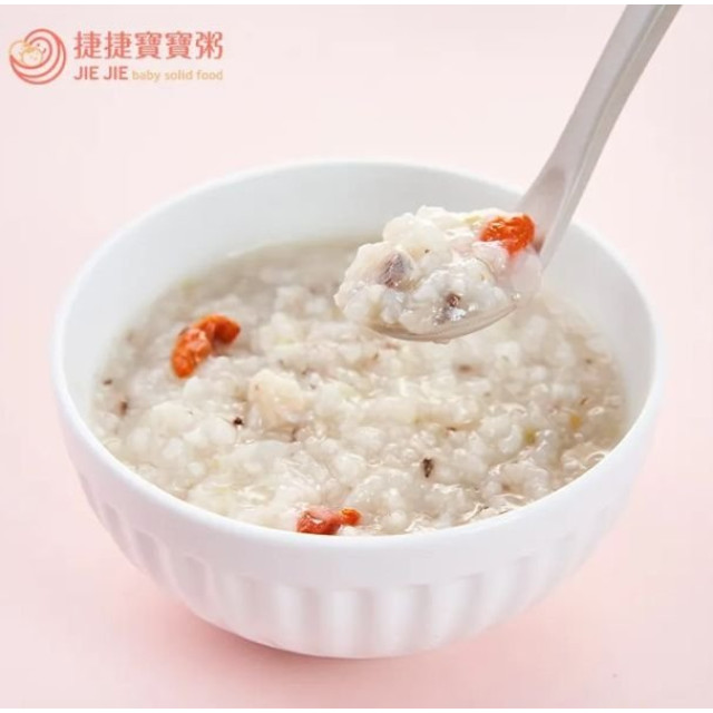 捷捷 副食品-1P-06 絲瓜鱸魚大寶寶粥