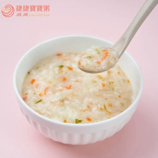 捷捷 副食品-1P-04 蔬菜鮭魚大寶寶粥