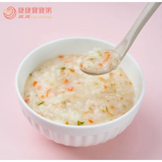 捷捷 副食品-1P-04 蔬菜鮭魚大寶寶粥