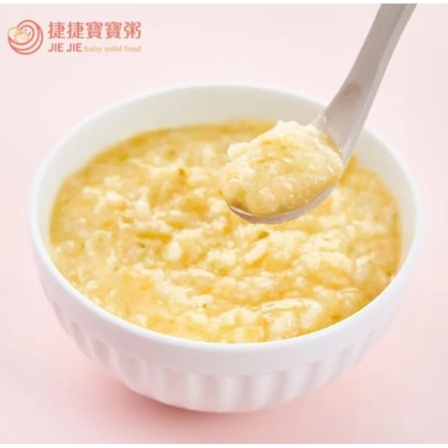 捷捷 副食品-1-11蔬菜鮭魚小寶寶粥(120g*4)