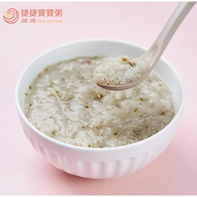 捷捷 副食品-1-08木耳海藻魚片小寶寶粥(120g*4)
